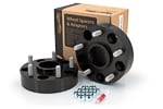 Jeep 1.5 in. Thick<br>Black Wheel Spacers